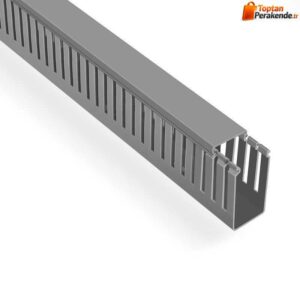 Mutlusan 40X60 Kablo Kanalı Delikli Gri 2M